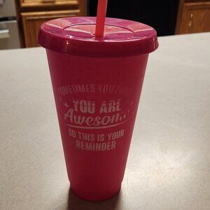 24 Oz. Plastic Tumbler with Lid